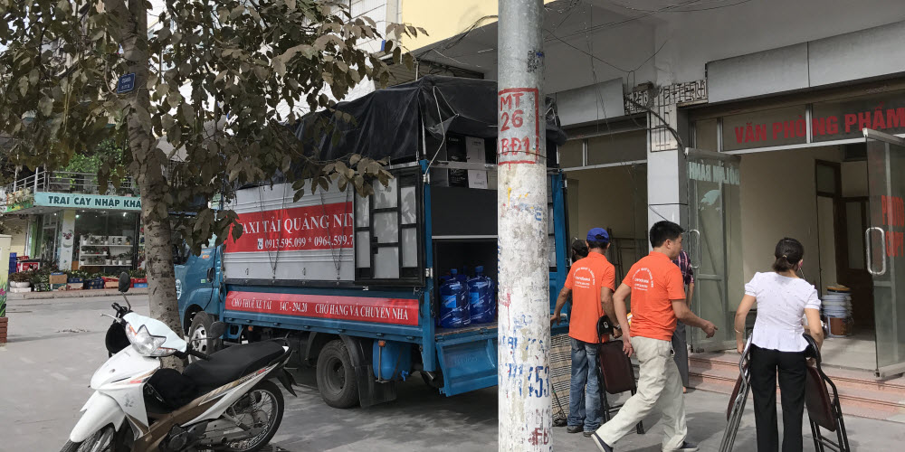 Taxi tải ở Hạ Long